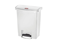 Een Pedaalemmer Rubbermaid Slim Jim Step-On 30liter wit koop je bij Sysdicom BV