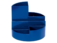 Een Pennenkoker MAUL roundbox 7 vakken Ø14x12.5cm blauw koop je bij Sysdicom BV