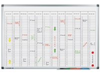 Een Planbord Legamaster premium jaarplanner verticaal 60x90cm koop je bij Sysdicom BV