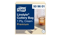 Een Pochette Tork Linstyle Premium 1-laags 390x390mm crème 509601 koop je bij Company Supplies