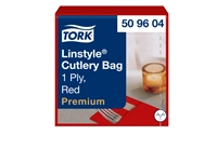 Een Pochette Tork Linstyle Premium 1-laags 390x390mm rood 509604 koop je bij Company Supplies