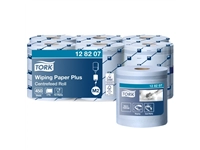 Een Poetspapier Tork Wiping Plus M2 Centerfeed 2-laags 157m blauw 128207 koop je bij Sysdicom BV