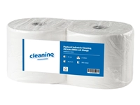 Een Poetsrol Industrie Cleaninq 26,5cmx380m wit 2-laags 2 rollen koop je bij Company Supplies