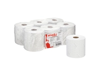 Een Poetsrol WypAll L10 1-laags 19,5cmx304m 6 rollen à 800 vel wit 7256 koop je bij Company Supplies