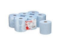 Een Poetsrol WypAll L10 1-laags 19,5x304m 6 rollen à 800 vel blauw 7255 koop je bij Company Supplies