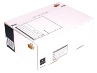 Een Postpakketbox 4 CleverPack 305x215x110mm wit koop je bij Company Supplies