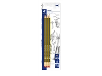 Een Potlood Staedtler Noris HB blister à 3 stuks koop je bij economaat.be