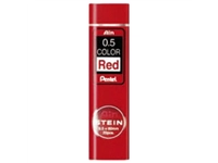 Een Potloodstift Pentel Ain Stein HB 0.5mm rood koker à 20 stuks koop je bij Sysdicom BV