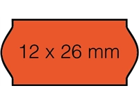 Een Prijsetiket 12x26mm Open-Data C6 permanent fluor rood 1500 stuks koop je bij Sysdicom BV