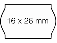 Een Prijsetiket 16x26mm Open-Data S14/Sato Judo afneembaar wit koop je bij Sysdicom BV