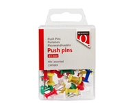 Een Push pins Quantore 40 stuks assorti koop je bij Sysdicom BV