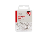 Een Push pins Quantore 40 stuks transparant koop je bij Sysdicom BV