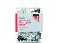 Een Push pins Quantore blister assorti 50 stuks koop je bij Sysdicom BV