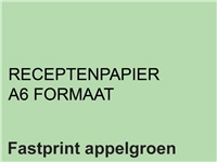 Een Receptpapier Fastprint A6 80gr appelgroen 2000 vel koop je bij Sysdicom BV