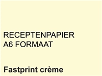 Een Receptpapier Fastprint A6 80gr creme 2000 vel koop je bij Sysdicom BV