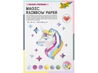 Een Regenboogpapier en karton Folia 24x34cm 120gr en 250gr 12 vel 6 tinten koop je bij Sysdicom BV