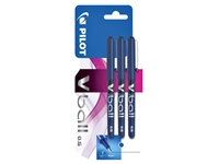 Een Rollerpen PILOT V-Ball 05 fijn blauw blister à 3 stuks koop je bij Sysdicom BV