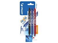 Een Rollerpen PILOT friXion clicker medium assorti blister à 3 stuks koop je bij economaat.be