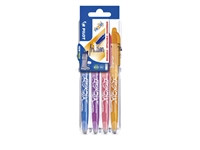 Een Rollerpen PILOT friXion medium fun assorti Set2Go à 4 stuks koop je bij Sysdicom BV