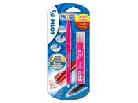 Een Rollerpen PILOT friXion medium roze blister à 1 stuk + 3 vullingen koop je bij Company Supplies