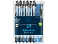 Een Rollerpen Schneider Slider Basic extra breed zwart met 1 balpen Rave gratis koop je bij Sysdicom BV