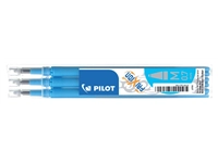 Een Rollerpenvulling PILOT friXion medium lichtblauw set à 3 stuks koop je bij Sysdicom BV