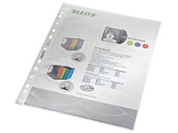 Een Showtas Leitz Premium standaard 11-gaats copy safe 0.085mm PP A4 transparant 100 stuks koop je bij Sysdicom BV