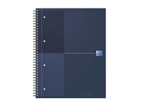 Een Spiraalblok Oxford International Notebook A4+ lijn blauw koop je bij economaat.be