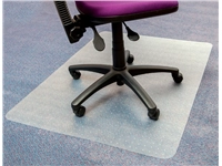 Een Stoelmat Floortex PVC 120x90cm voor zachte vloeren koop je bij Sysdicom BV