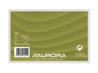 Een Systeemkaart Aurora 150x100mm blanco 190gr wit 100 vel koop je bij Sysdicom BV