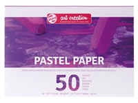 Een Pastelpapier Talens Art Creation 50 witte vellen 90gr 297x210mm paars koop je bij Sysdicom BV