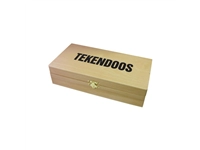 Een Tekendoos 25x12.5x6.5cm 3 vakken beukenhout koop je bij Sysdicom BV