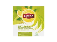 Een Thee Lipton Balance green tea citrus 100x1.5gr koop je bij economaat.be