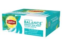 Een Thee Lipton Balance green tea mint 100x1.5gr koop je bij Sysdicom BV