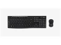 Een Toetsenbord Logitech MK270 Qwerty +muis zwart koop je bij Sysdicom BV