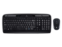 Een Toetsenbord Logitech MK330 Qwerty +muis zwart koop je bij Sysdicom BV