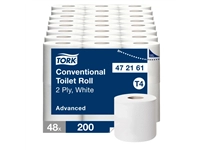 Een Toiletpapier Tork T4 Advanced 2-laags 200 vel wit 472161 koop je bij Company Supplies