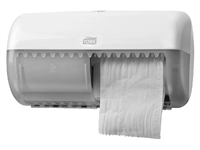 Een Toiletpapierdispenser Tork T4 Elevation duo wit 557000 koop je bij Company Supplies