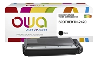 Een Toner OWA alternatief tbv Brother TN-2420BK zwart koop je bij Sysdicom BV