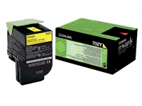 Een Tonercartridge Lexmark 70C20Y0 prebate geel koop je bij Sysdicom BV