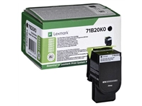 Een Tonercartridge Lexmark 71B20K0 zwart koop je bij Sysdicom BV