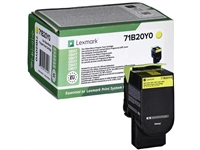 Een Tonercartridge Lexmark 71B20Y0 geel koop je bij Sysdicom BV