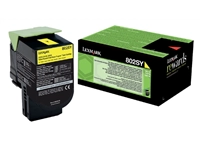 Een Tonercartridge Lexmark 80C2SY0 prebate geel koop je bij Sysdicom BV