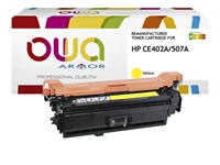 Een Tonercartridge OWA alternatief tbv HP CE402A geel koop je bij Sysdicom BV