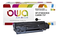 Een Tonercartridge OWA alternatief tbv HP CF283X zwart koop je bij Sysdicom BV