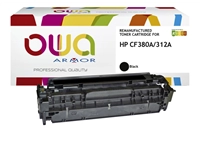 Een Tonercartridge OWA alternatief tbv HP CF380A zwart koop je bij Sysdicom BV