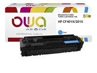 Een Tonercartridge OWA alternatief tbv HP CF401X blauw koop je bij Sysdicom BV