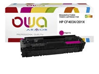 Een Tonercartridge OWA alternatief tbv HP CF403X rood koop je bij Sysdicom BV