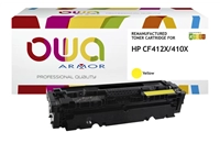 Een Tonercartridge OWA alternatief tbv HP CF412X geel koop je bij Sysdicom BV