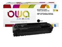 Een Tonercartridge OWA alternatief tbv HP CF540A zwart koop je bij Sysdicom BV